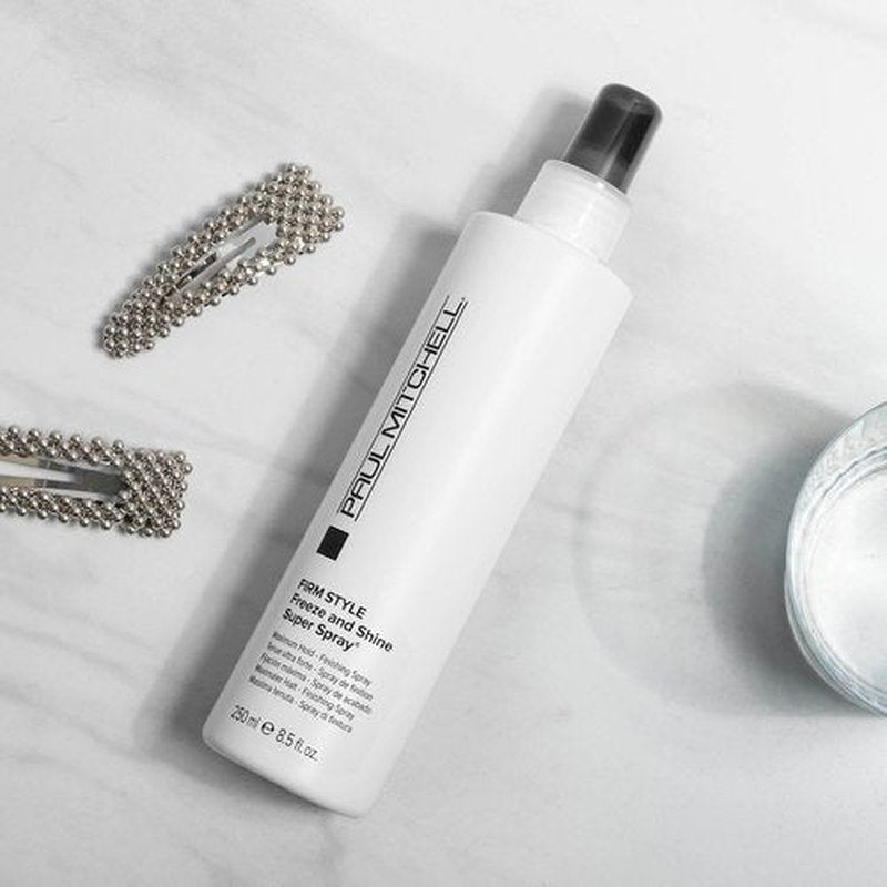 Paul Mitchell Freeze and Shine Super Hairspray - Maximum Hold for Coarse Hair | Shiny Finish 10 oz