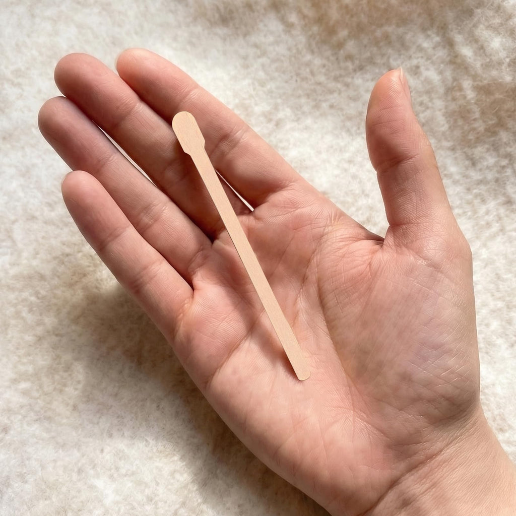 GOLD HONEY 800Pcs Wooden Eyebrow Wax Sticks for Hair Removal in Boxed, Wood Small Wax Sticks, Small Waxing Spatulas for Eyebrow, Lip, Face, Nose - Spa and Home Usage