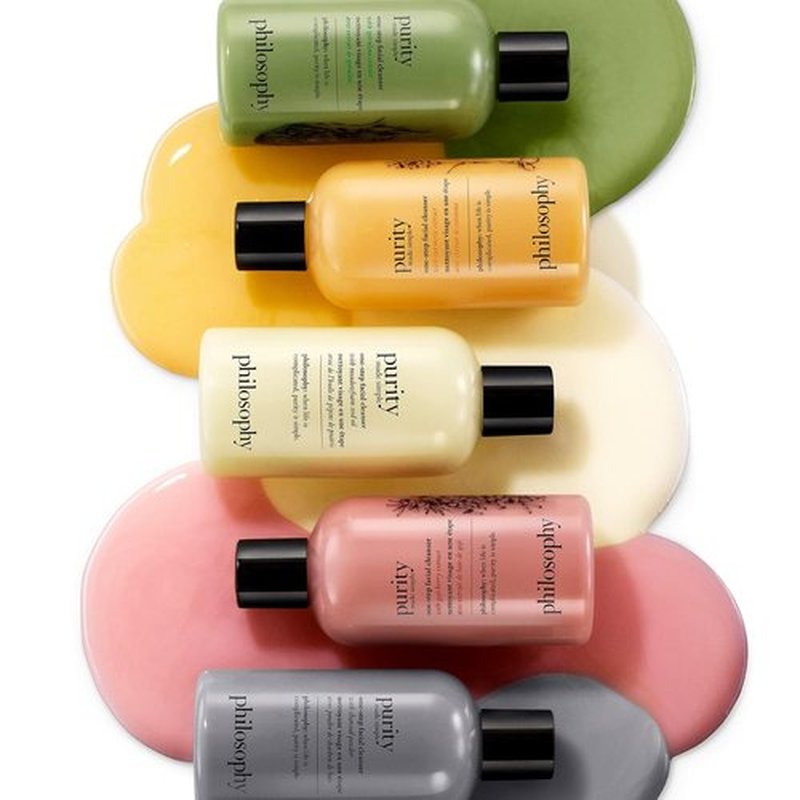 Philosophy Purity Made Simple One-Step Facial Cleanser - Limited Edition Scents with Meadowfoam Seed Oil | Gently Cleanses & Removes Makeup