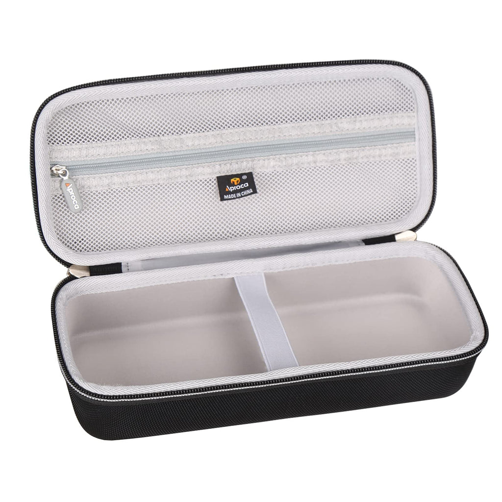 Aproca Case Compatible with Waterpik WF-20 / WF-02 Cordless Water Flosser, Storage Portable Bag for Accessories -Black with Grey Interior (Case Only)