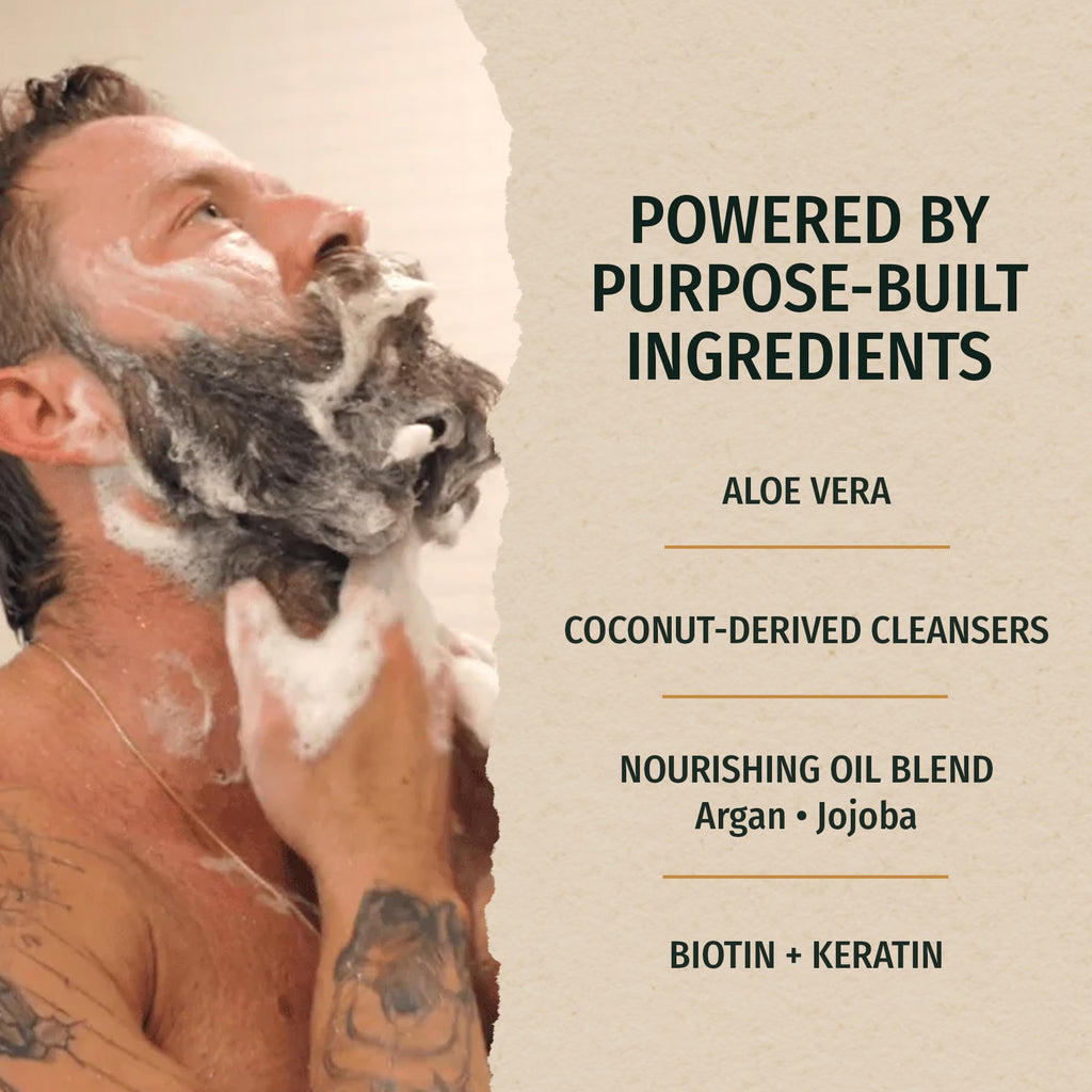 LIVE BEARDED® Beard Wash & Conditioner Kit for Men, Legend, 8 oz