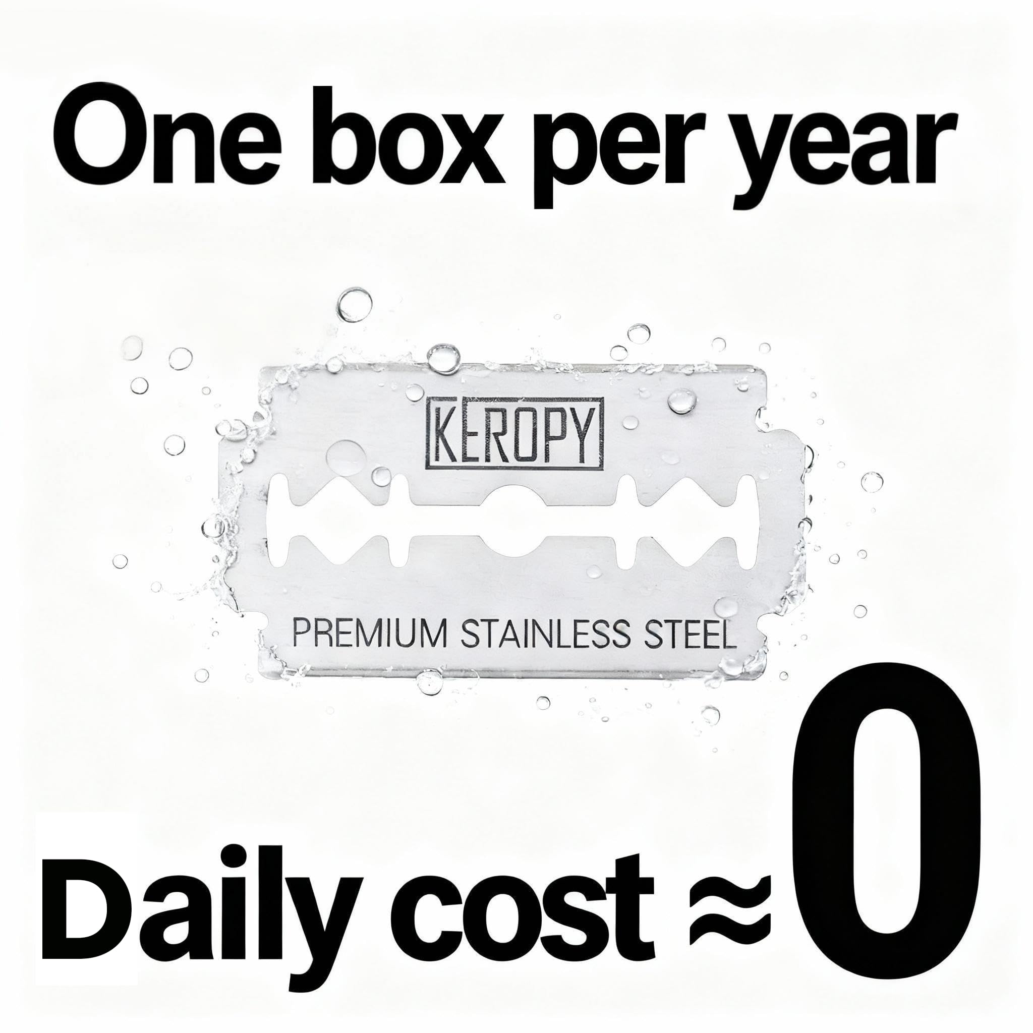 KEROPY 50 Safety Razor Blades