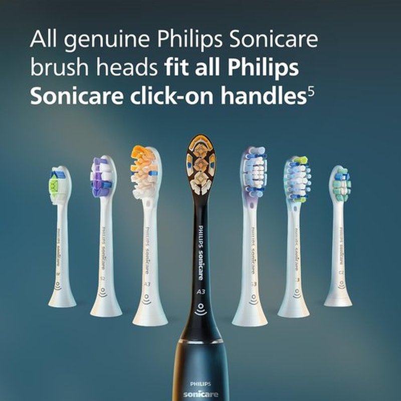 Philips Sonicare C2 Plaque Control Toothbrush Heads - Genuine Replacement, White, 2 Pack, HX9022/77
