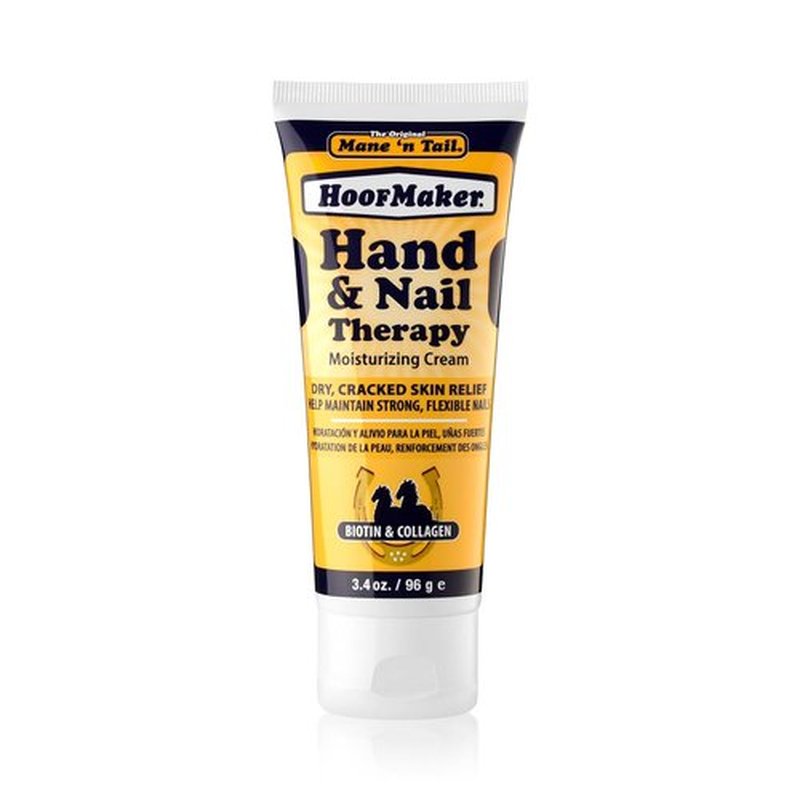 Mane 'n Tail Hoofmaker Hand & Nail Therapy - Strengthening Biotin & Collagen Formula | 3.4 oz, Fragrance-Free