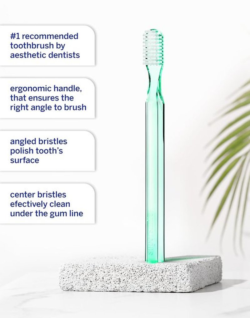 Supersmile Toothbrush - New Generation Design with Patented 45° Soft Nylon Bristles | Ergonomic Handle for Optimal Whitening