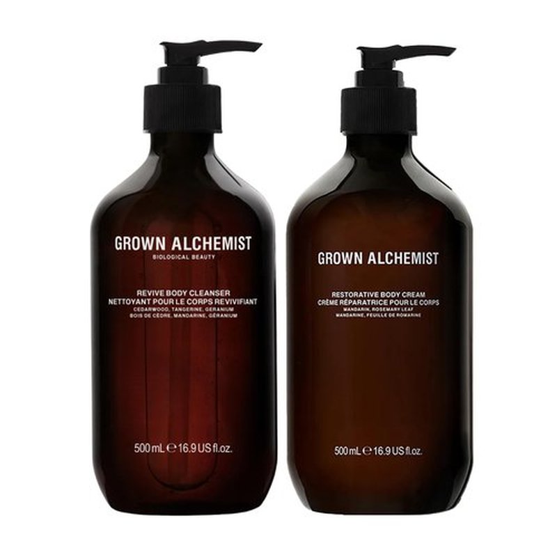 Grown Alchemist Body Care Kit: Revive Body Cleanser & Restorative Body Cream