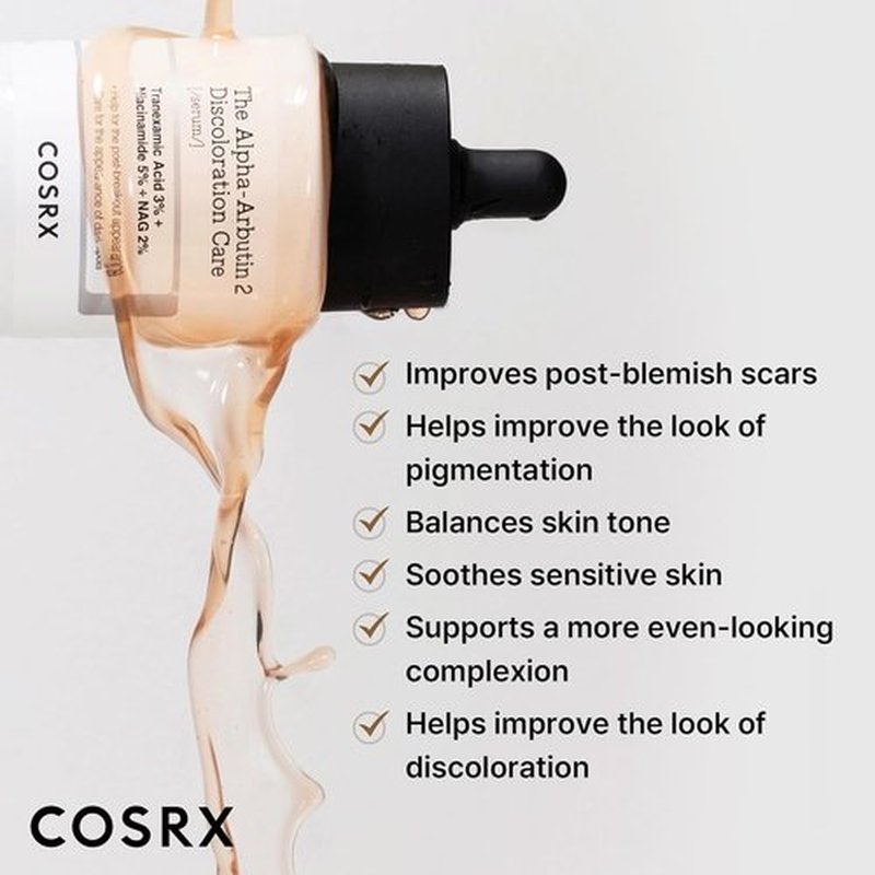 COSRX 2% Alpha Arbutin Face Serum - Dark Spot & Uneven Tone Care with Niacinamide | 1.7 fl oz