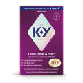 K-Y Liquibeads Vaginal Moisturizer for Women, Silicone Lube Suppository, Lubricant Helps Reduce Pain Due to Dryness, 6 Suppositories & 6 Applicators