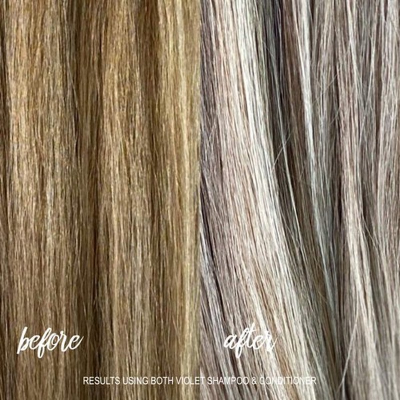 Surface Hair Pure Blonde Violet Shampoo - Brightening Formula for Luminous Blonde Hair