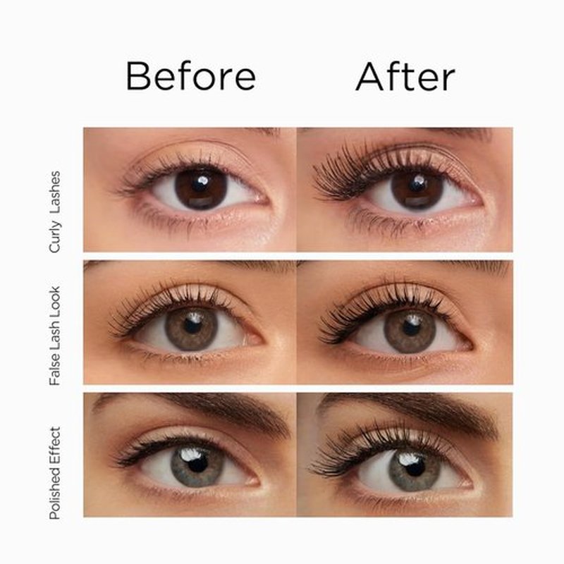 Lord & Berry Prodigious Mascara - Curling & Volumizing, Smudge-Free Formula with Diamond Powder, 0.33 fl oz