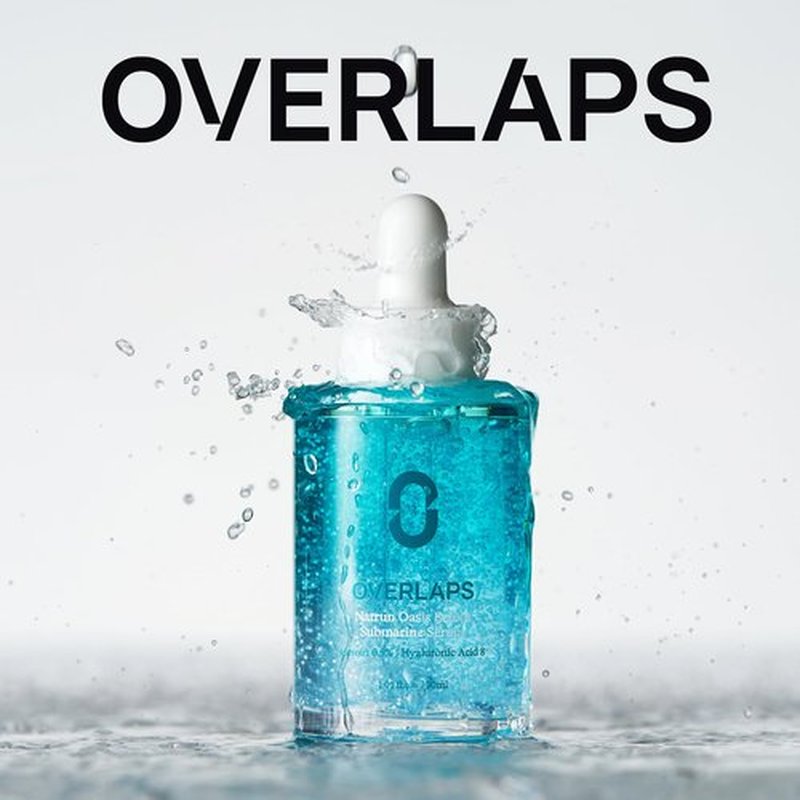 Overlaps 5000ppm Ectoin Redness Soothing Serum | Facial Serum for Blemish-Prone & Sensitive Skin | Lightweight Hydration with 8-Layer Hyaluronic Acid & Peptides | Korean Skincare, 1.01 fl. oz.