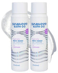 Seaweed Bath Co. Hydrate Body Wash - Lavender | Hydrating Foaming Cleanser with Soothing Natural Ingredients | Vegan, Paraben and Sulfate Free Shower Gel for Men and Women | 12 oz (Pack of 2)