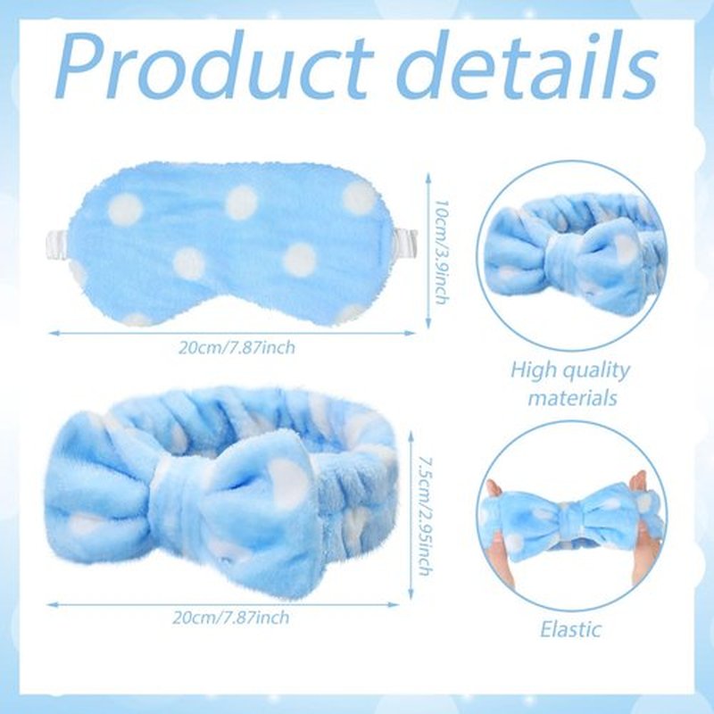 Kajaia 12 Pcs Sleepover Party Favors for Woman Plush Sleep Eye Mask Soft Spa Headband Gift for Spa Birthday Bachelorette Slumber Wedding Graduation Party Supplies(Stylish)