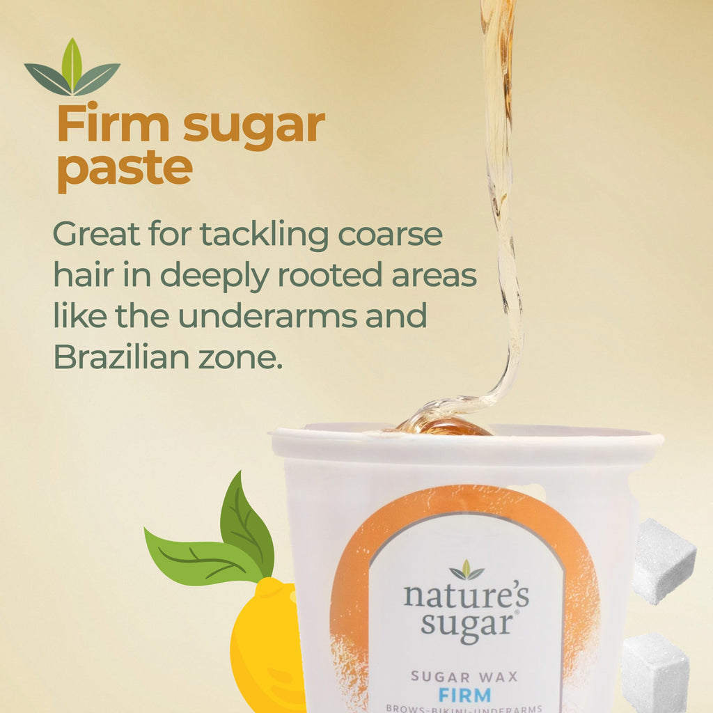 Nature's Sugar - Sugar Wax Firm Paste, Coarse Hair & Brazilian - 32 oz