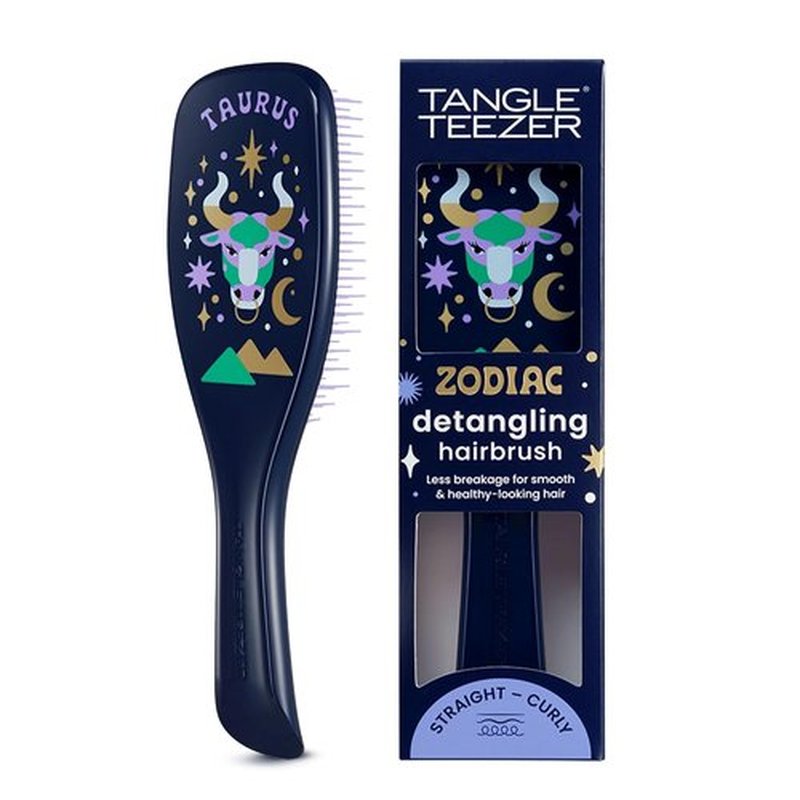 Tangle Teezer Zodiac Ultimate Detangler Hairbrush - Eliminates Knots & Reduces Breakage for All Hair Types | Taurus