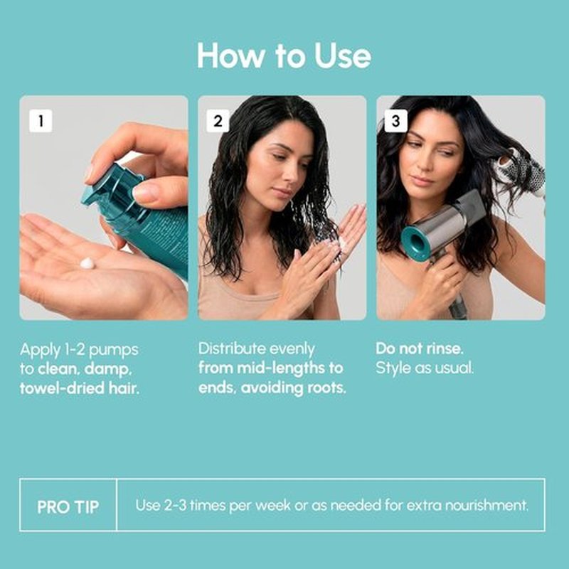 MAREE Deep Conditioning Leave-In Hair Mask - Keratin Treatment with Biotin & Natural Oils for Damaged Hair