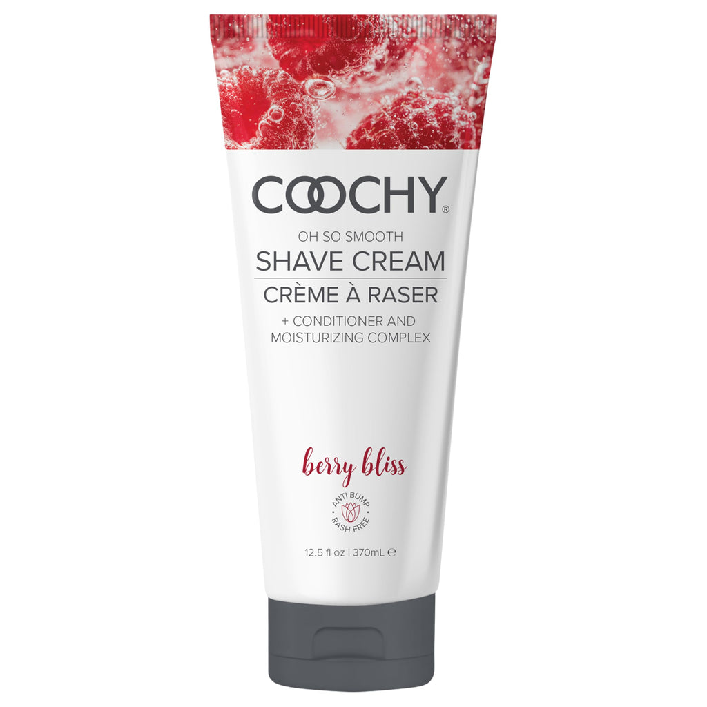 Coochy Shave Cream - Moisturizing Shave Lotion - Gentle Intimate Shaving Cream - For Bikini Area, Underarms, Legs & More - Rash-Free, Hydrating Formula - Berry Bliss - 12.5 oz