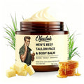 OLACLUK Beef Tallow for Skin, Grass Fed Beef Tallow Honey Balm for Men, Honey Face Moisturizer Skin Care for Face and Body, Hydrating Anti Aging, Unscented, Christmas Gifts for Women & Men, 2oz