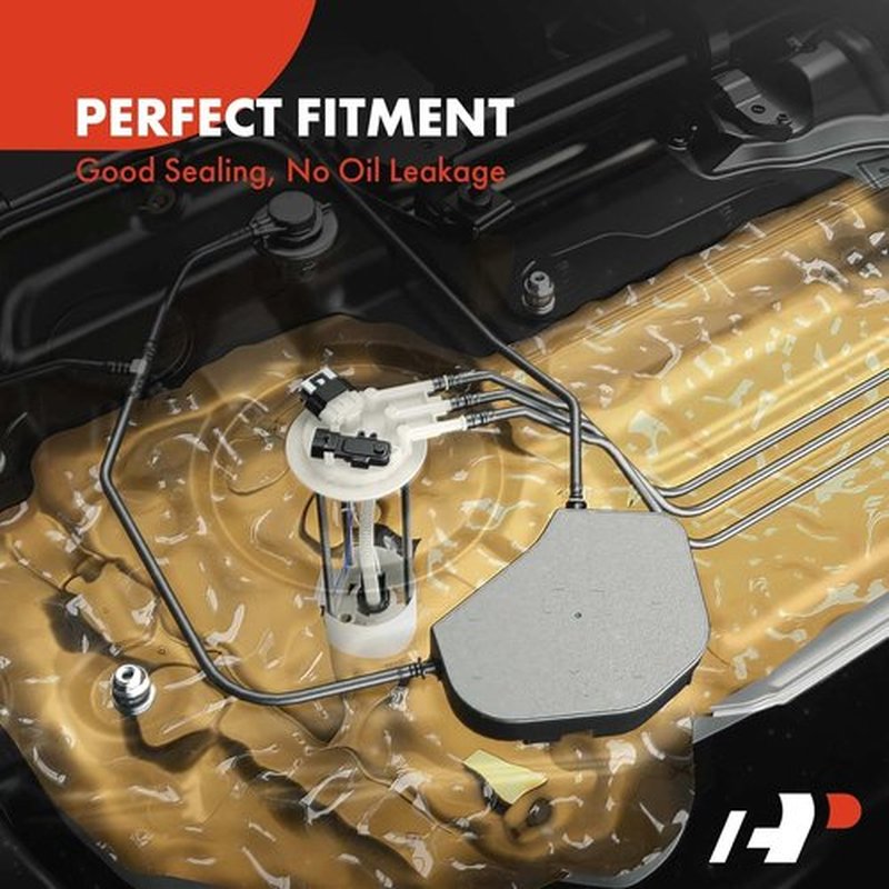 A-Premium Electric Fuel Pump Module Assembly - Pressure Sensor for Chevy Trailblazer, Buick Rainier, GMC Envoy, Saab 9-7x, Isuzu Ascender (2005-2007) - Replace # E3707M