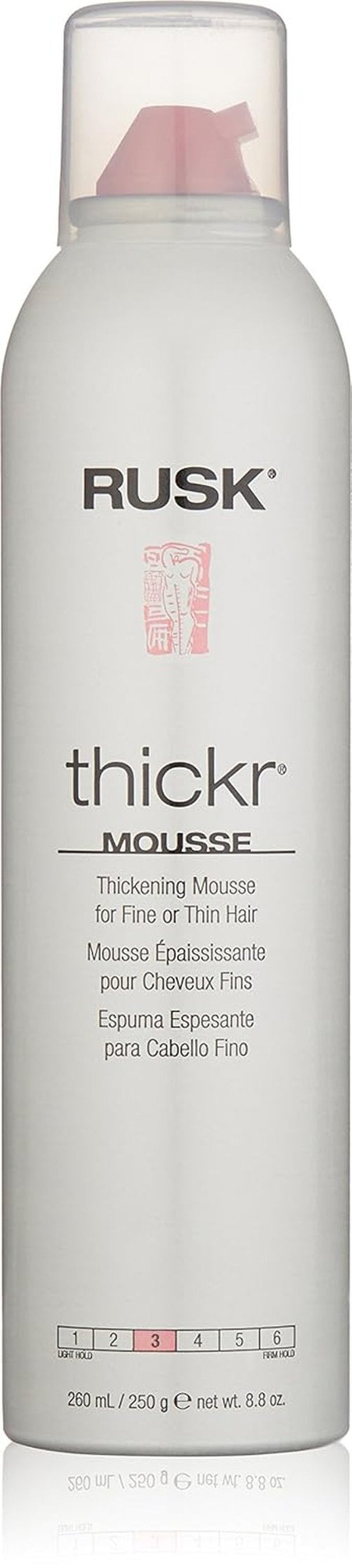 RUSK Thickr Thickening Mousse - Volumizing Foam for Full-Bodied Hair | 8.8 Fl Oz