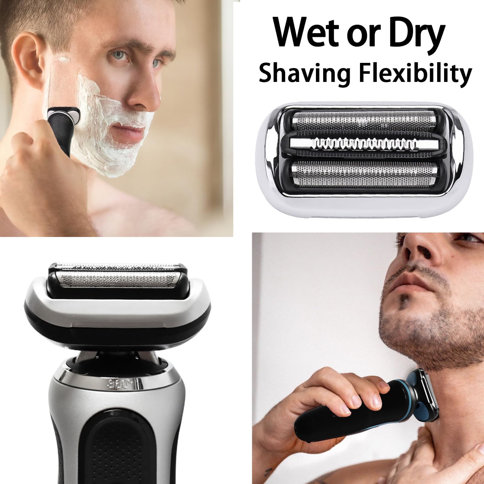 FRASAM 74S Replacement Head for Series 7 Shavers, Compatible with New Generation S7 7020s, 7025s, 7027cs, 7071cc, 7075cc, 7085cc, etc.