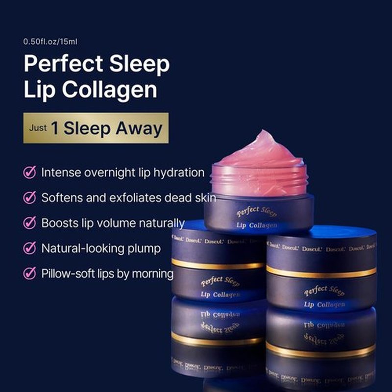 Perfect Sleep Lip Collagen | Intensive Overnight Lip Mask with Peptides & Rice Protein - 0.50 fl. oz.