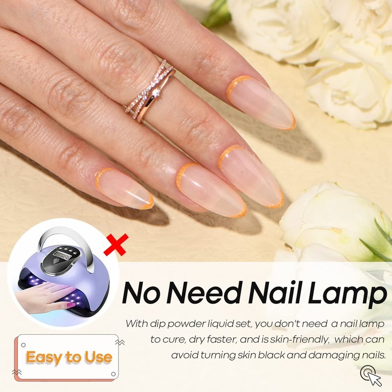 AZUREBEAUTY Dip Powder Top Coat - 15 ml for French Nail Art | Perfect for DIY Manicure & Salon Use
