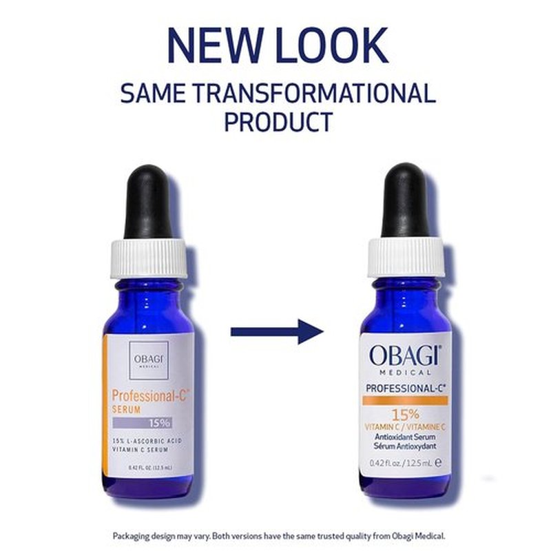 Obagi Medical Vitamin C Serum - Brightens Skin Tone & Reduces Fine Lines - Ideal for Sensitive Skin