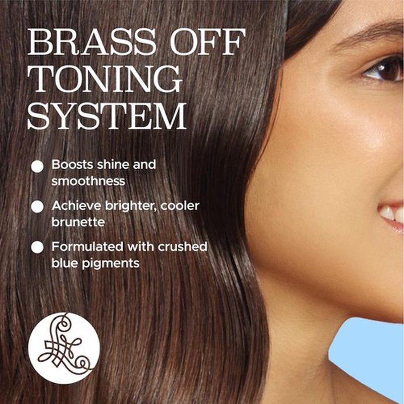 Luseta Blue Shampoo & Conditioner Set - Revive Cool Tones for Brassy Brunette Hair | 2x 16.9oz