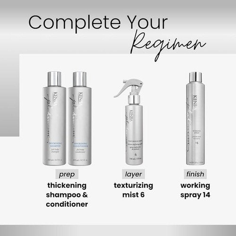 Kenra Platinum Texturizing Mist 6 - Texture Defining Spray | Boosts Fullness & Protects Against Humidity | Flake-Free, Non-Drying, All Hair Types
