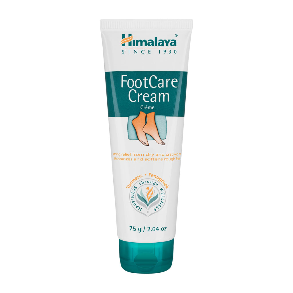 Himalaya FootCare Cream, Intense Moisturizing & Hydrating for Dry Feet and Cracked Heels, 2.64 oz