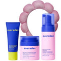 Evereden Kids Daily 1-2-3 Routine Bundle with Multi-Vitamin Kids Face Wash, Face Cream, SPF 30 & Spa Headband – Non-Toxic, Dermatologist-Tested & Gentle Skincare for Kids – Perfect for Daily Care