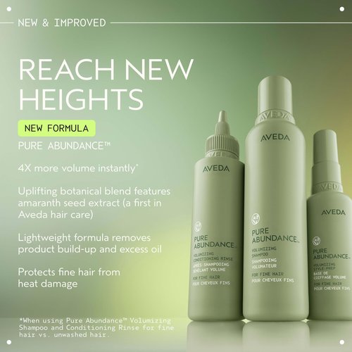 Aveda Pure Abundance Volumizing Shampoo | Shampoo For Fine Hair | Removes Product Build-Up And Excess Oil | Vegan | Full Size | 6.7 Fl Oz