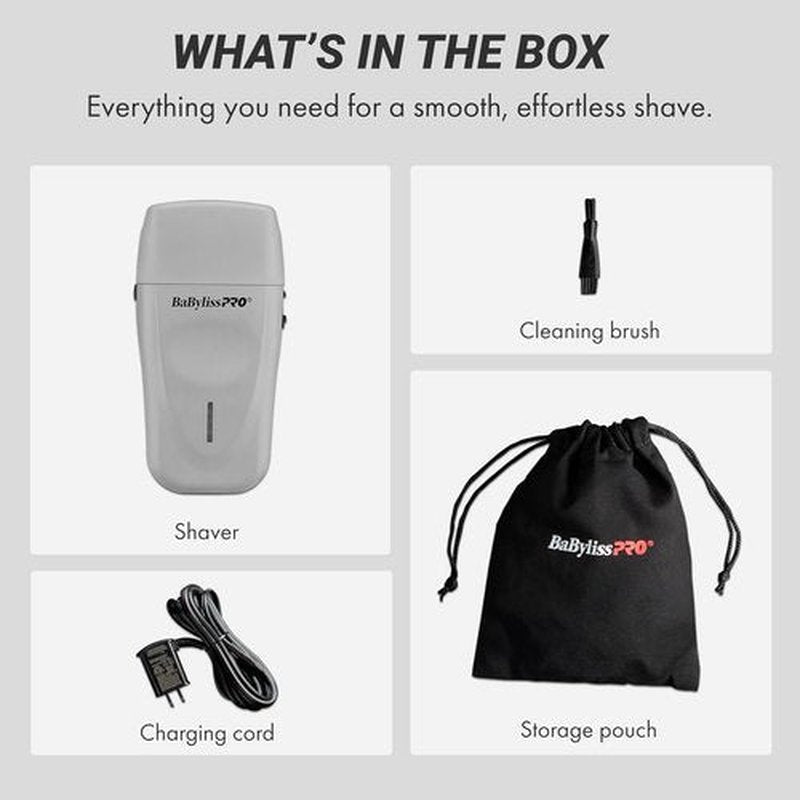 BaBylissPRO LithiumFX+ Limited Edition Cord/Cordless Ergonomic Double Foil Shaver - Mist Collection