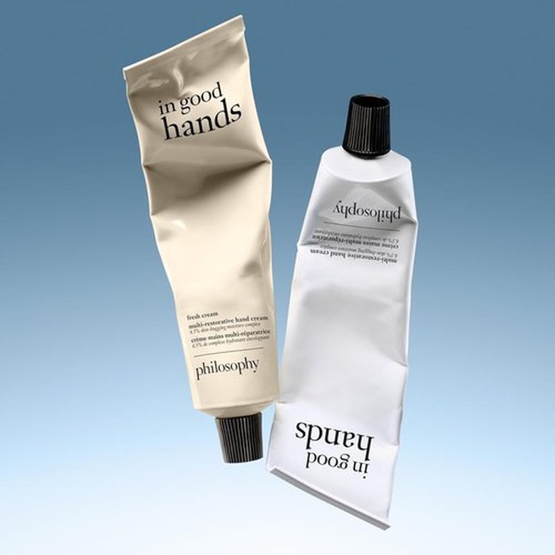 Philosophy In Good Hands Multi-Restorative Hand Cream - Vitamin C & Niacinamide Formula - Plumps & Smoothes Skin - Reduces Dark Spots