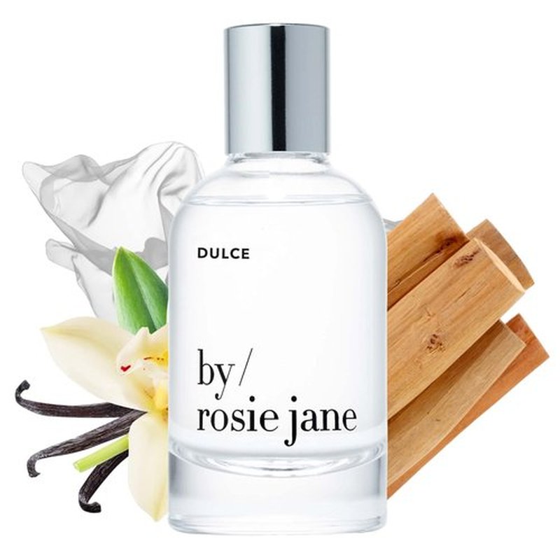By Rosie Jane Eau De Parfum Spray - Dulce Clean Perfume for Women | Non-Toxic Body Mist with Vanilla & Brown Sugar (50ml)