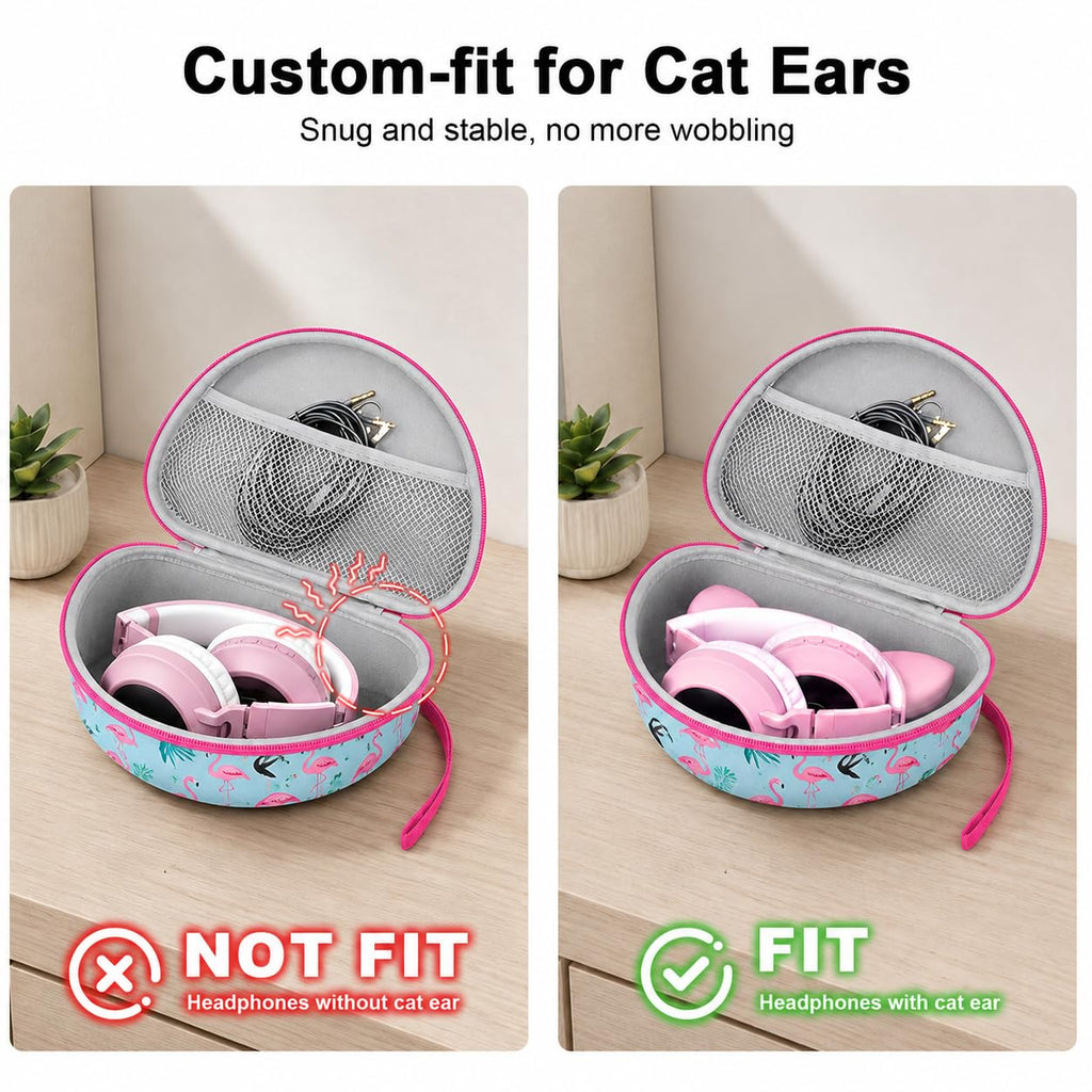 PAIYULE Kids Headphone Case for Riwbox CT-7S/CT-7, for iClever IC-HS01