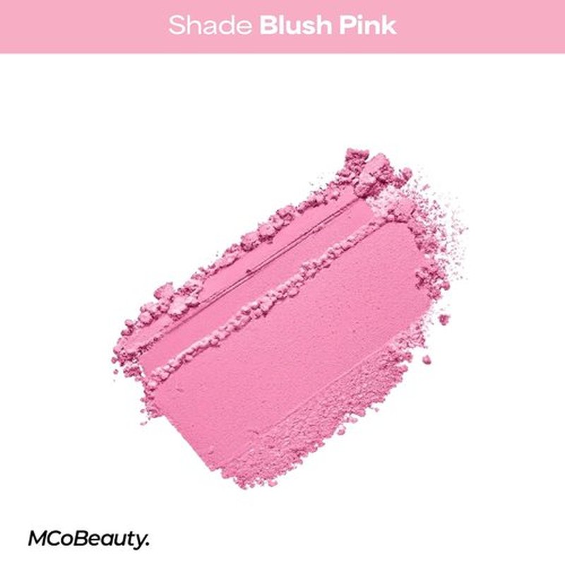 MCoBeauty Glow Up pH Powder Blush - Vivi Pink - Color Activated Soft Matte Blusher for Cheeks | Blendable, Long-Lasting Vegan Makeup