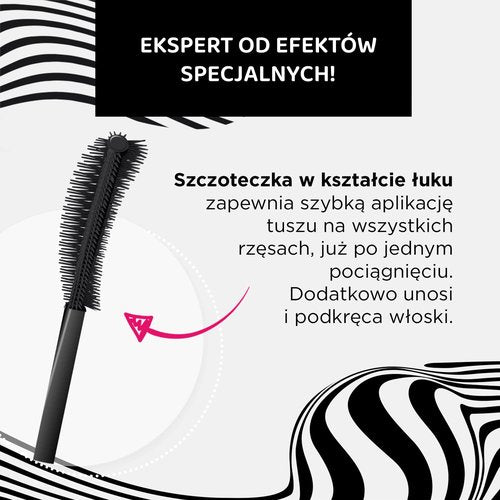 Eveline Mega Size Mascara for Luscious Lashes - 10ml Volume Boosting Formula