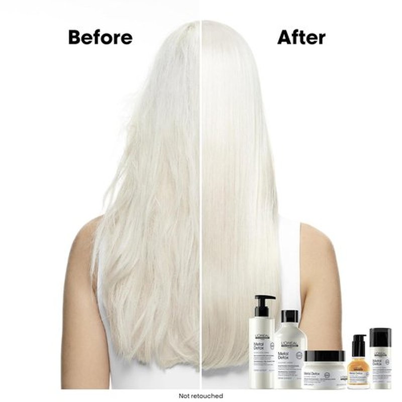 L'Oréal Professionnel Paris Metal Detox Pre-Shampoo Treatment - Strengthens & Protects Color-Treated Hair
