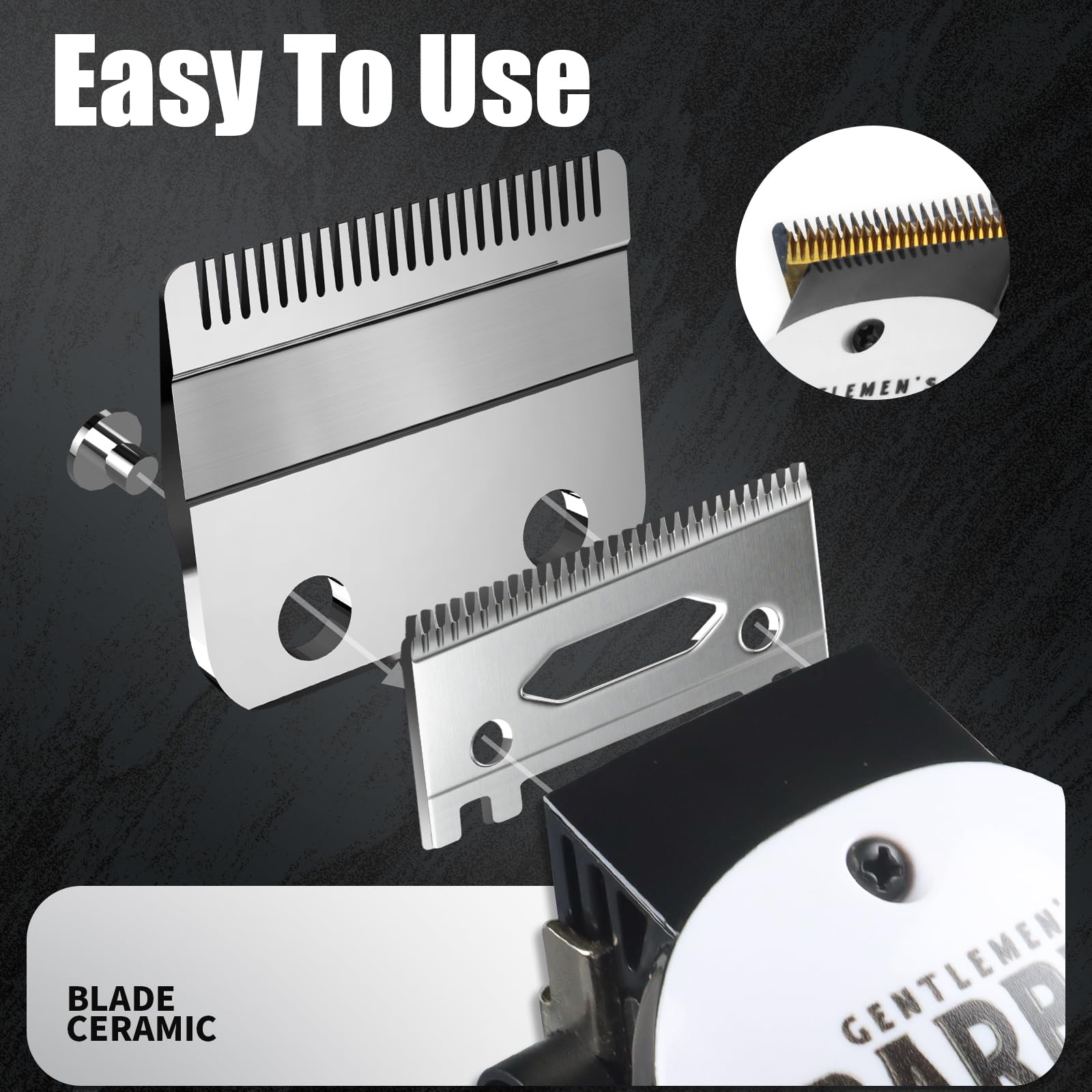 Replacement Blade for BESTBOMG Hair Clippers (Silver*1)