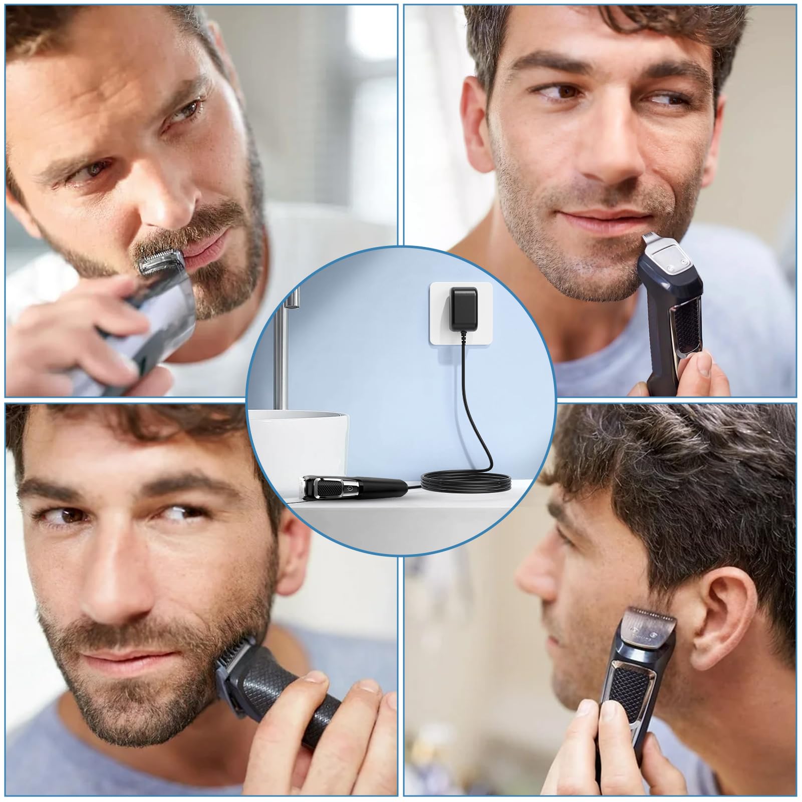 VIFOCUFY Charger Power Cord for Philips Norelco Multigroom Trimmer
