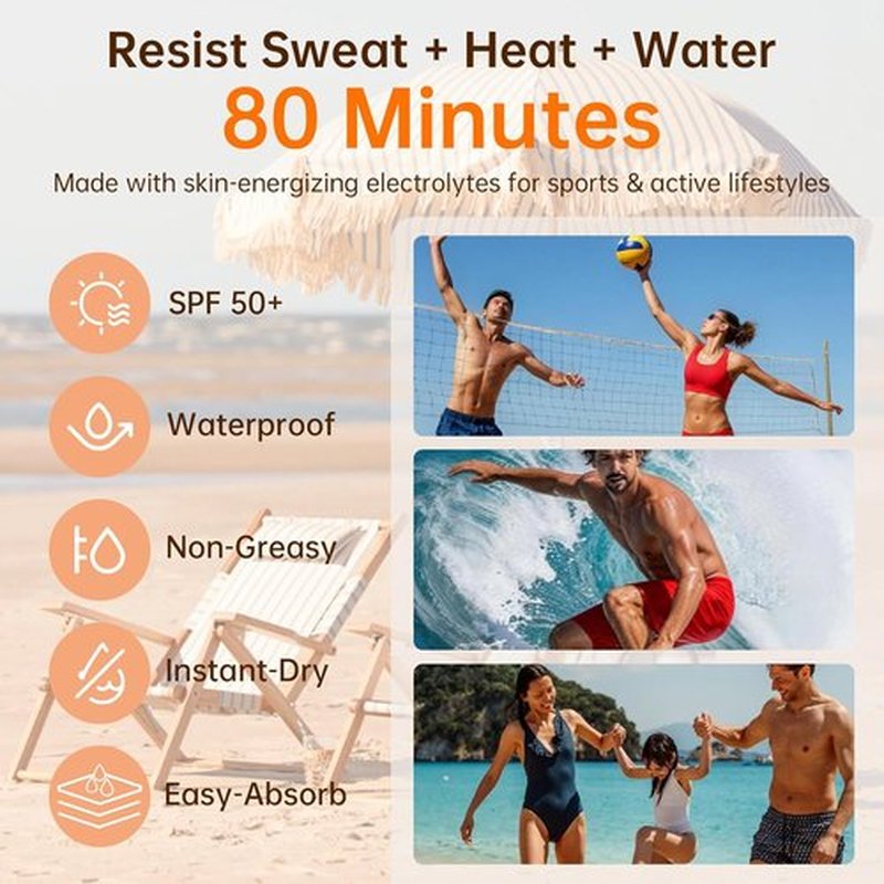 **Skiennix Mineral Sunscreen Spray SPF 50+ - Reef Safe, Broad Spectrum UVA/UVB Protection, 6.76 fl oz**