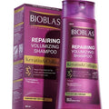 Bioblas Repairing Anti-Hair Loss Shampoo - Plumping Formula with Keratin & Collagen | 360 ML