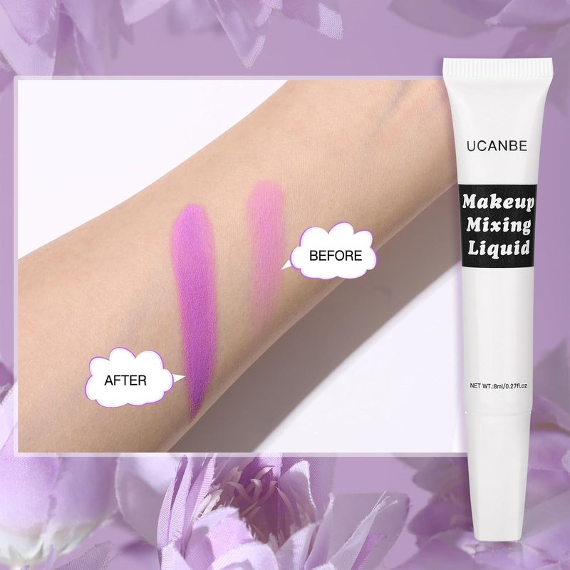 UCANBE Makeup Mixing Liquid - 0.27 Fl Oz Multi-Use Transformer for Eyeshadow & Eyeliner | Clear Enhancer