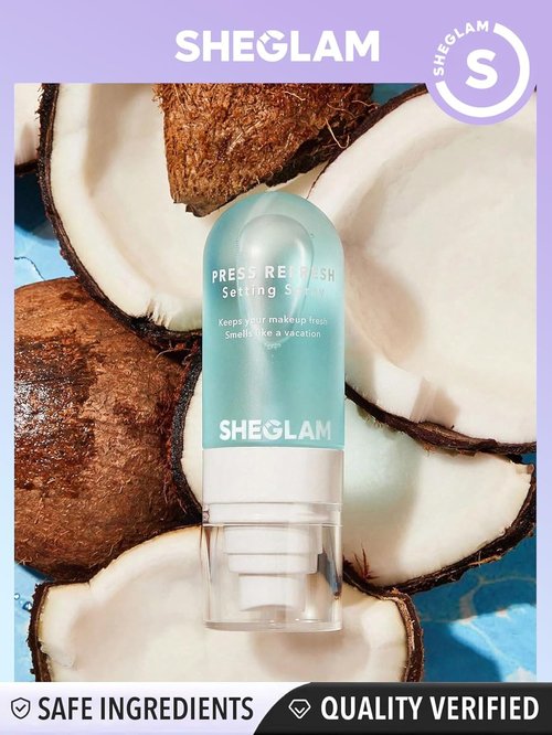 SheGlam Press Refresh Setting Spray - Moisturizing, Long-Lasting, Oil-Control Formula | Green