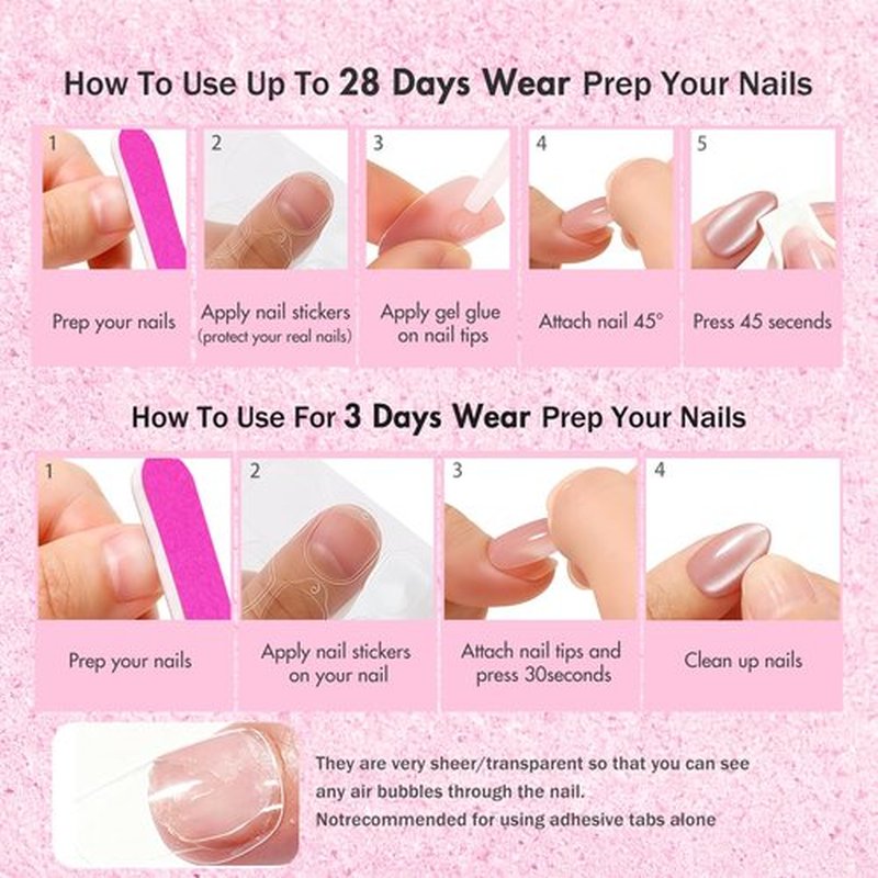 KXAMELIE Cat Eye Press on Nails Short Oval, Baby Pink Black Fake Nails with a Chrome Sparkle Finish, Glitter Gel Glue on Nails Press Ons Short, Cute Design, 30 Pcs 15 Sizes Reusable Thick Nail Set