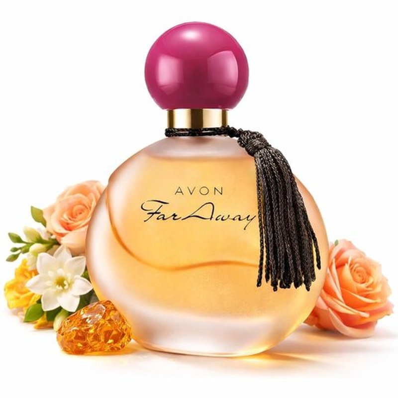 AVON Far Away Eau de Parfum for Women - Long-Lasting Amber Floral Scent - Elegant Travel Size 1.7 fl oz