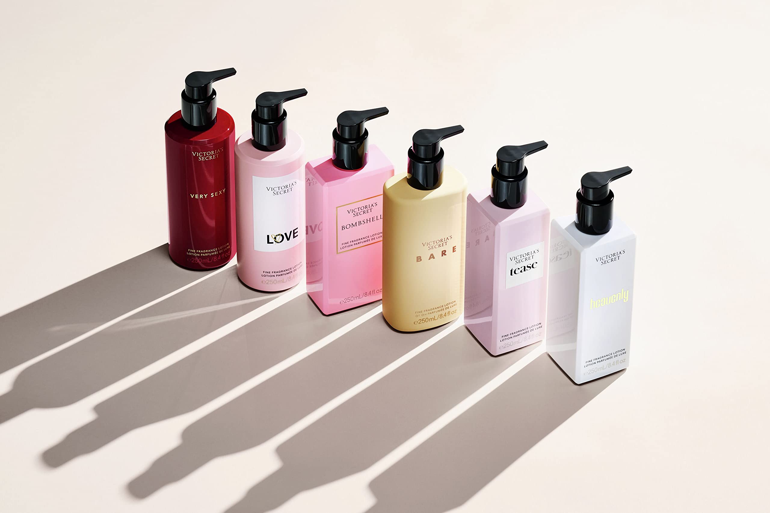 Victoria's Secret Bare Fragrance Body Lotion, Notes of Australian Sandalwood, Mandarin Madagascar & Egyptian Violet, (8.4 oz)