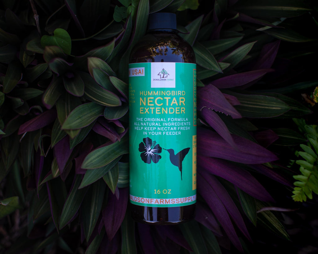 Hummingbird Nectar Extender – Extends Nectar Life and Attracts Hummingbirds Naturally All Organic Keeps Fresh Longer - Enjoy Clear Without Frequent Changes – 16 oz Bottle